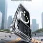 Чехол для iPhone 18 Pro Max ESR Classic Hybrid Case, Stash Stand, MagSafe, прозрачный