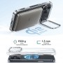 Чехол для iPhone 18 Pro Max ESR Classic Hybrid Case, Stash Stand, MagSafe, прозрачный
