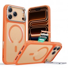 Чехол для iPhone 17 Pro Max ESR Classic Hybrid Case, Stash Stand, MagSafe, Frosted Orange (тонированный оранжевый)