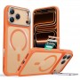Чехол для iPhone 17 Pro ESR Classic Hybrid Case, Stash Stand, MagSafe, Frosted Orange (тонированный оранжевый)