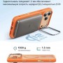 Чехол для iPhone 17 Pro ESR Classic Hybrid Case, Stash Stand, MagSafe, Frosted Orange (тонированный оранжевый)