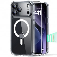 Комплект для iPhone 17 Pro Стекло + Чехол ESR Classic Hybrid Case, MagSafe, прозрачный
