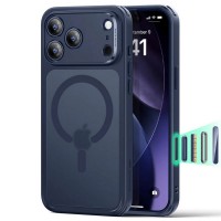 Чехол для iPhone 17 Pro Max, ESR Classic Hybrid Case, MagSafe, матовый с синим