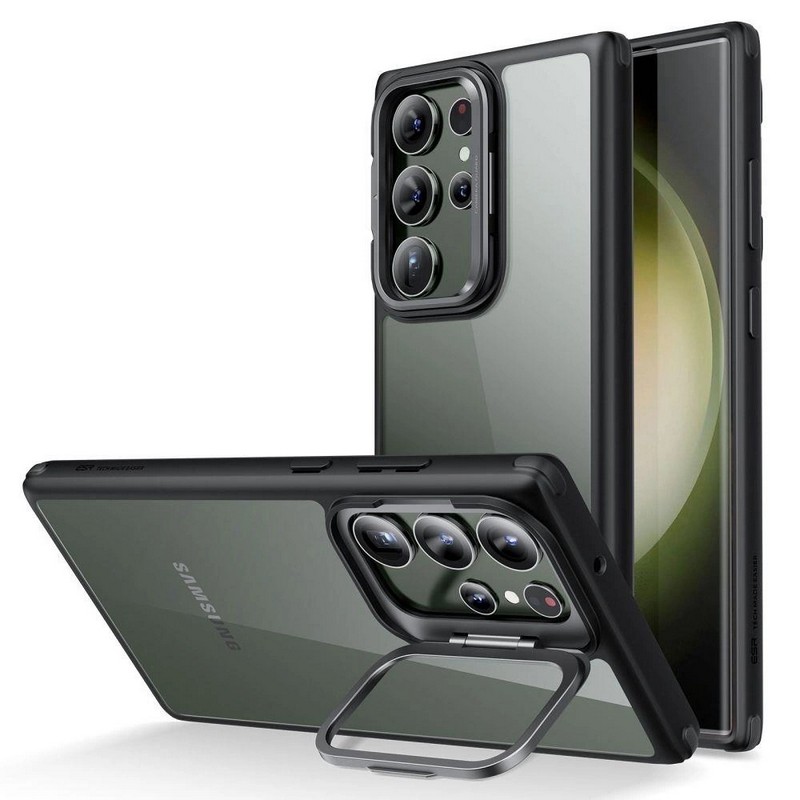 Чехол для Samsung S23 Ultra ESR Classic Kickstand Case с подставкой, прозрачно-черный Чехол для Samsung S23 Ultra ESR Classic Kickstand Case с подставкой, прозрачно-черный