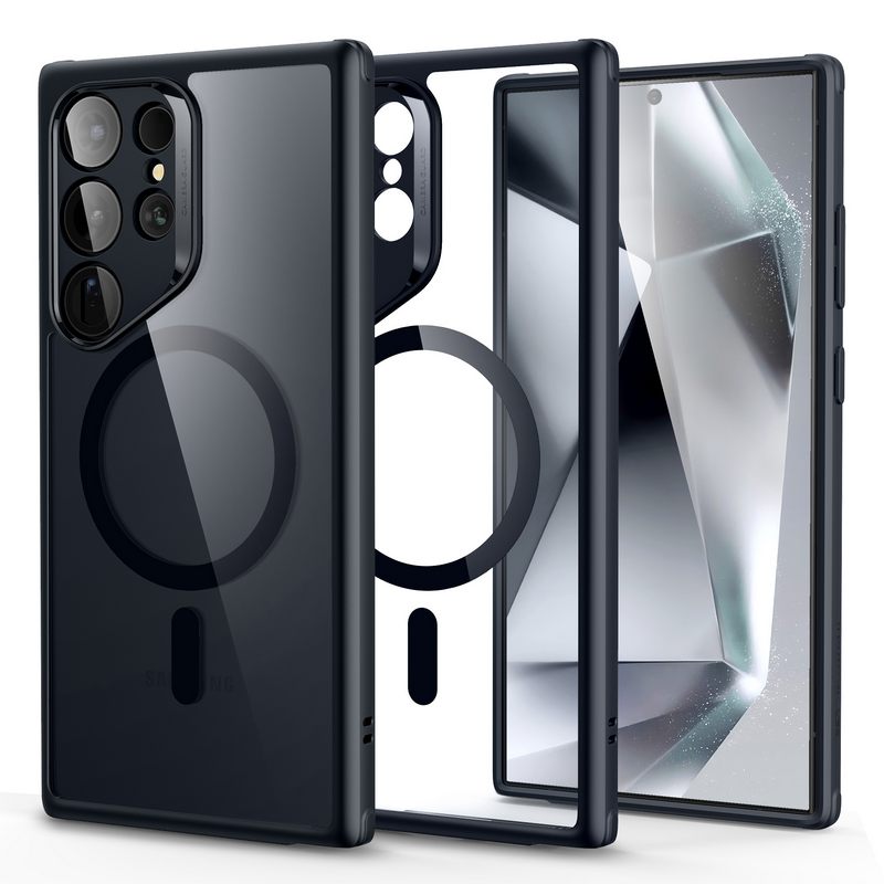 Чехол для Samsung Galaxy S24 Ultra ESR Classic Hybrid Case, прозрачный черный Чехол для Samsung Galaxy S24 Ultra ESR Classic Hybrid Case, прозрачный черный