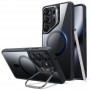 Чехол для Samsung Galaxy S26 Ultra ESR Classic Hybrid Case, Stash Stand, MagSafe, прозрачный с черным