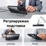 Чехол для Samsung Galaxy S26 Ultra ESR Classic Hybrid Case, Stash Stand, MagSafe, прозрачный с черным