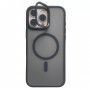Чехол Magsafe для iPhone 16 Pro Max Imiko Premium Matte с рамкой подставкой , Black (черный) Чехол Magsafe для iPhone 16 Pro Max Imiko Premium Matte с рамкой подставкой , Black (черный)
