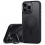 Чехол Magsafe для iPhone 16 Pro Max Imiko Premium Matte с рамкой подставкой , Black (черный) Чехол Magsafe для iPhone 16 Pro Max Imiko Premium Matte с рамкой подставкой , Black (черный)