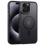Чехол Magsafe для iPhone 16 Pro Imiko Premium Matte with Frame-Stand, Black (черный)