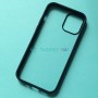 Прозрачный чехол для Apple iPhone 12 / 12 Pro с силиконовыми гранями iPaky, черный
