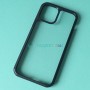 Прозрачный чехол для Apple iPhone 11 Pro с силиконовыми гранями iPaky Mijia, черный