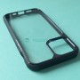 Прозрачный чехол для Apple iPhone 11 Pro с силиконовыми гранями iPaky Mijia, черный
