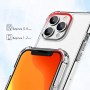 Усиленный противоударный чехол для Apple iPhone 13 Mini с силиконовыми гранями iPaky Crystal, прозрачный