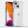 Усиленный противоударный чехол для Apple iPhone 13 Mini с силиконовыми гранями iPaky Crystal, прозрачный