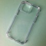 Усиленный противоударный чехол для Apple iPhone 14 Pro Max с силиконовыми гранями iPaky Crystal, прозрачный