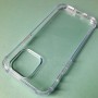 Усиленный противоударный чехол для Apple iPhone 14 Pro Max с силиконовыми гранями iPaky Crystal, прозрачный