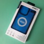 Прозрачный чехол для Apple iPhone 14 Pro Max с силиконовыми гранями iPaky Bright, черный