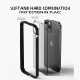 Тонированный чехол для Apple iPhone 12 / 12 Pro с силиконовыми гранями iPaky Cucoloris, черный