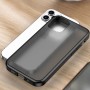 Тонированный чехол для Apple iPhone 12 / 12 Pro с силиконовыми гранями iPaky Cucoloris, черный