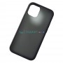 Тонированный чехол для Apple iPhone 12 Mini с силиконовыми гранями iPaky Cucoloris, черный