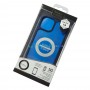 Прозрачный чехол для Apple iPhone 13 с силиконовыми гранями iPaky Mijia, синий