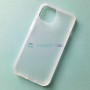 Матовый белый чехол для Apple iPhone 13 с силиконовыми гранями iPaky Shadow Sand