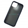 Тонированный чехол для Apple iPhone 13 Mini с силиконовыми гранями iPaky Cucoloris, синий