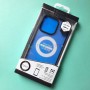 Матовый белый чехол для Apple iPhone 13 Pro с черными силиконовыми гранями iPaky Shadow Sand