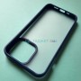 Матовый белый чехол для Apple iPhone 13 Pro с синими силиконовыми гранями iPaky Shadow Sand
