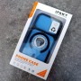 Чехол с MagSafe PC+TPU для iPhone 17 Pro, iPaky Bright Series, прозрачный с черным