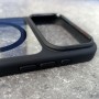 Чехол с MagSafe PC+TPU для iPhone 17 Pro Max, iPaky Bright Series, прозрачный с черным