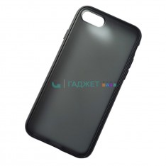 Тонированный чехол для Apple iPhone 6 / 7 / 8 / SE с силиконовыми гранями iPaky Cucoloris, черный