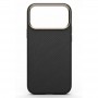 Карбоновый чехол для iPhone 17 Pro, iPefet, черный