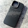 Карбоновый чехол для iPhone 17, iPefet, пиксели серый