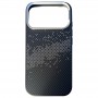 Карбоновый чехол для iPhone 17 Pro, iPefet, пиксели серый