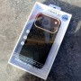 Карбоновый чехол для iPhone 17 Pro, iPefet, пиксели коричневый