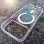 Чехол с MagSafe для iPhone 17 Pro, силиконовый, прозрачный