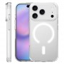 Чехол с MagSafe для iPhone 17 Pro, силиконовый, прозрачный