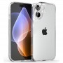 Чехол для iPhone 17, силиконовый, прозрачный