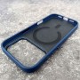 Чехол с MagSafe PC+TPU для iPhone 17 Pro, iPefet One PC Blue