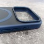 Чехол с MagSafe PC+TPU для iPhone 17 Pro, iPefet One PC Blue