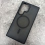 Чехол с MagSafe PC+TPU для Samsung S24 Ultra, Pixel PC Black