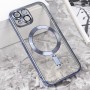MagSafe чехол для iPhone 15 J-Case, 6D Plating, титан