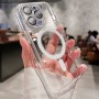 Чехол с MagSafe на iPhone 16 Pro, J-Case, прозрачный