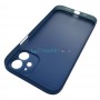 Карбоновый чехол для iPhone 12, K-Doo, Air Carbon, синий