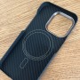 Чехол K-Doo из Кевлара для iPhone 15 Pro , черный