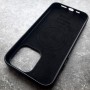 Чехол MagSafe для iPhone 14 Pro Max,  Leather Case, фактура-кожа, черный