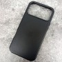 Чехол из экокожи для iPhone 17 Pro, Leather Case, черный