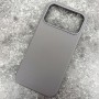 Чехол из экокожи для iPhone 17 Pro, Leather Case, серый
